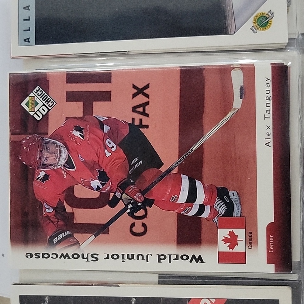 Hockey Card Alex Tanguay